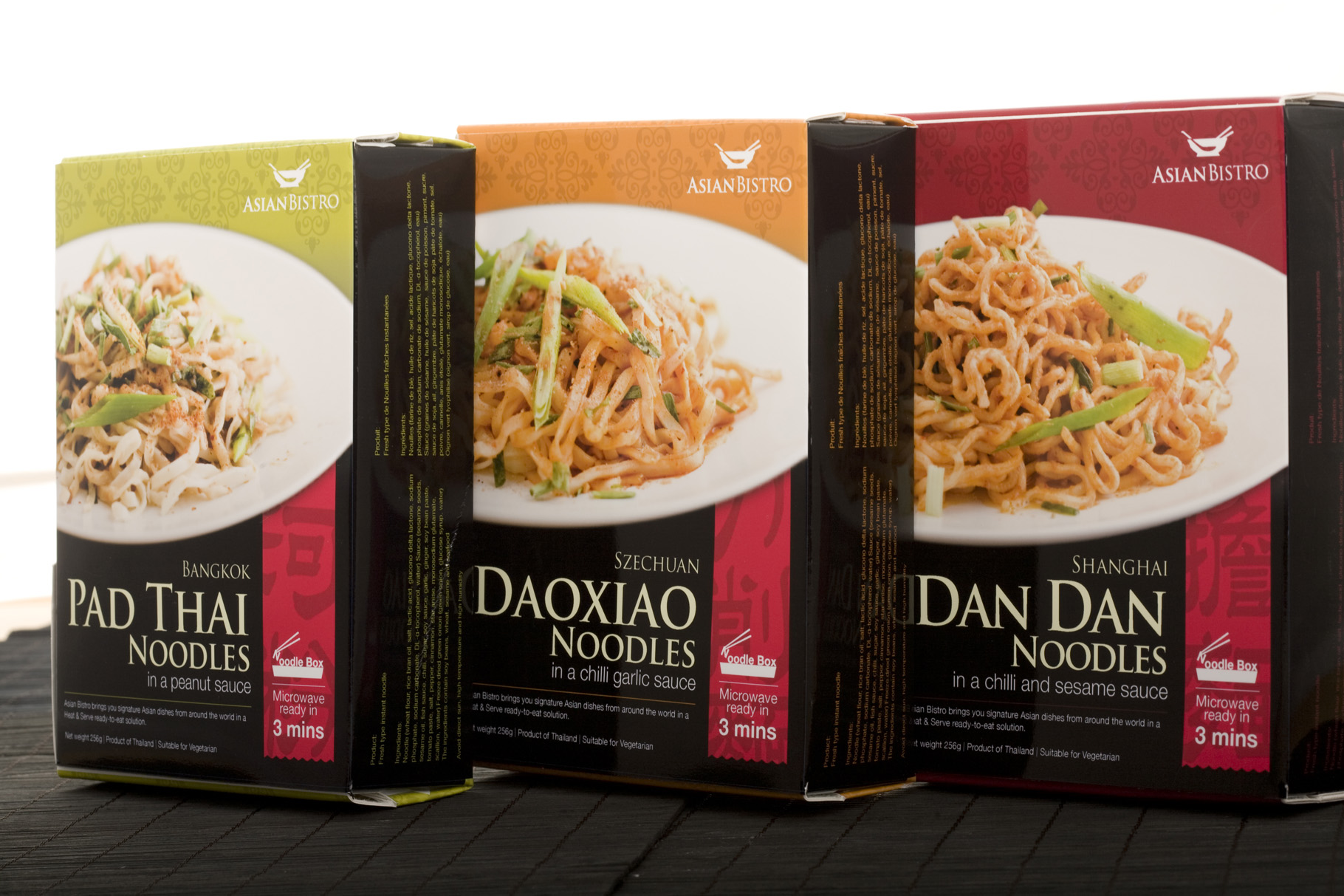 AsianBistro Retail Packaging Nutrition Labelling - Packaging & Branding Design