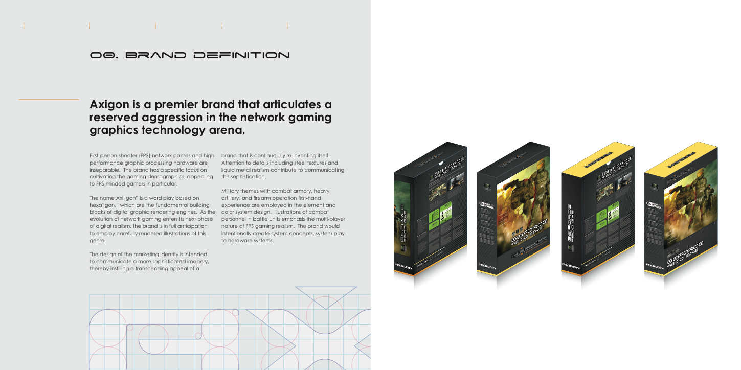 Axigon Gaming Graphic Branding