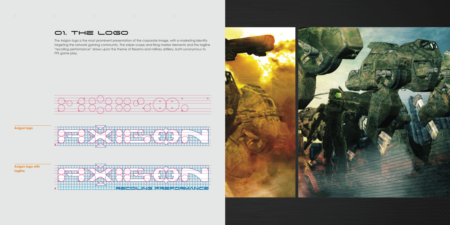 Axigon Gaming Graphic Logo Concept