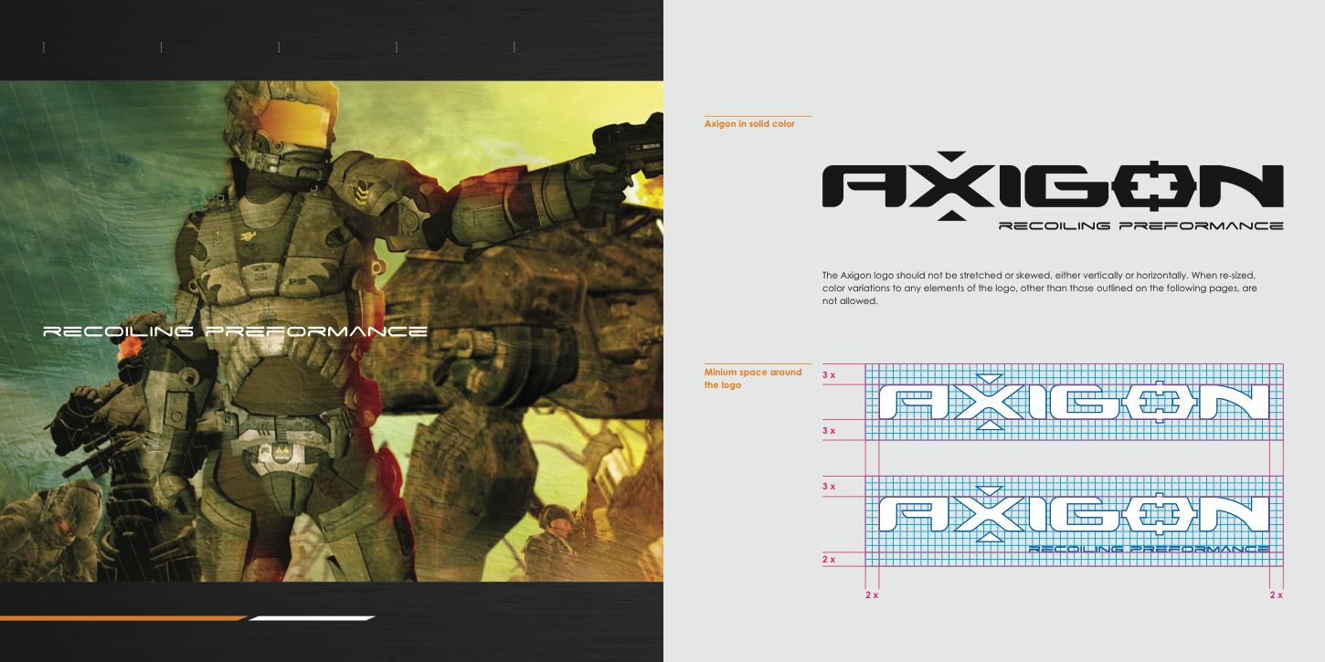 Axigon Gaming Graphic Logo Concept