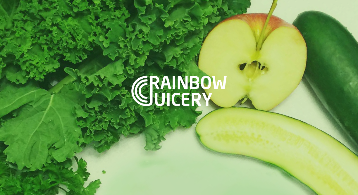 Rainbow Juicery Logo Art Direction