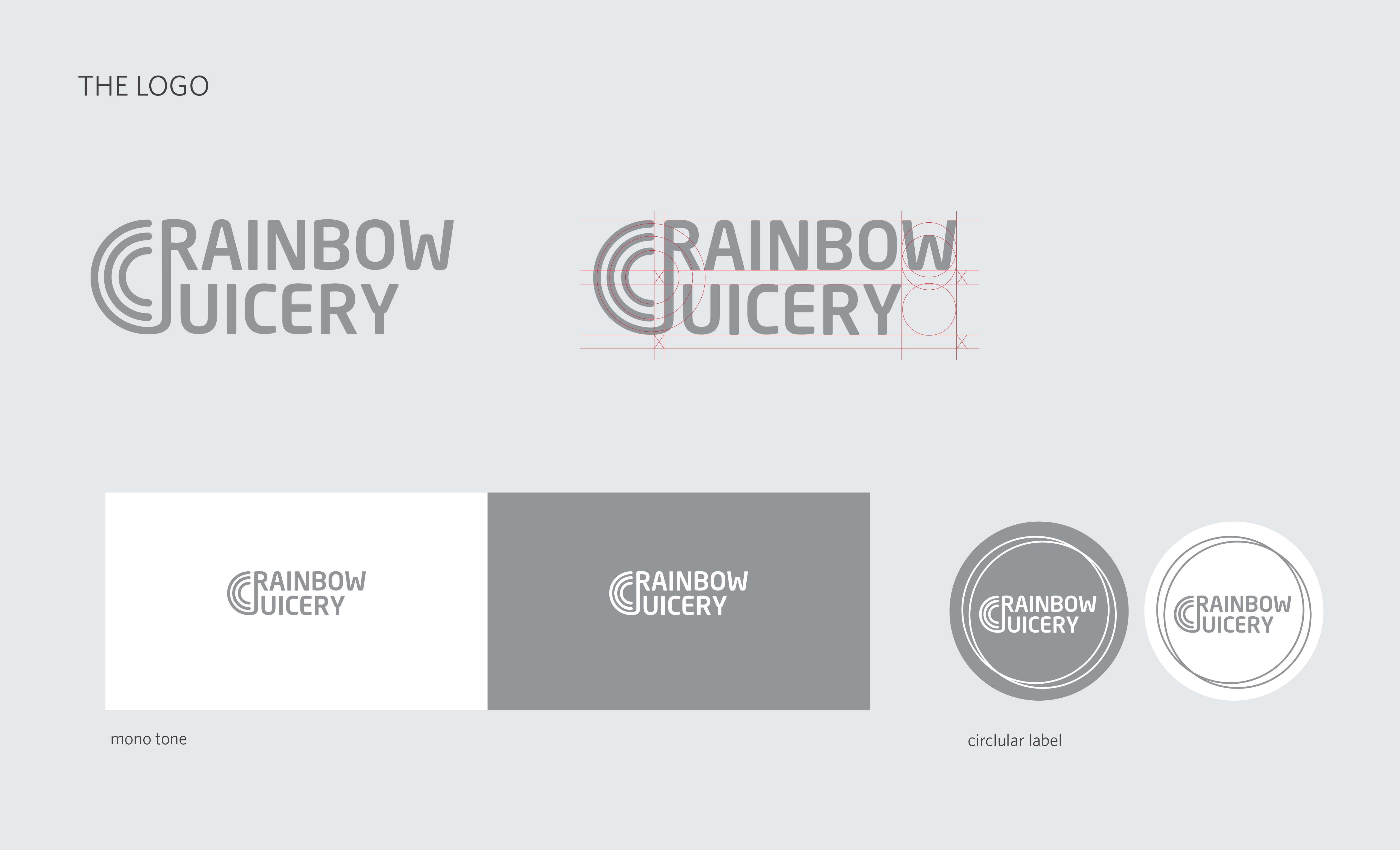 Rainbow Juicery Logo Design