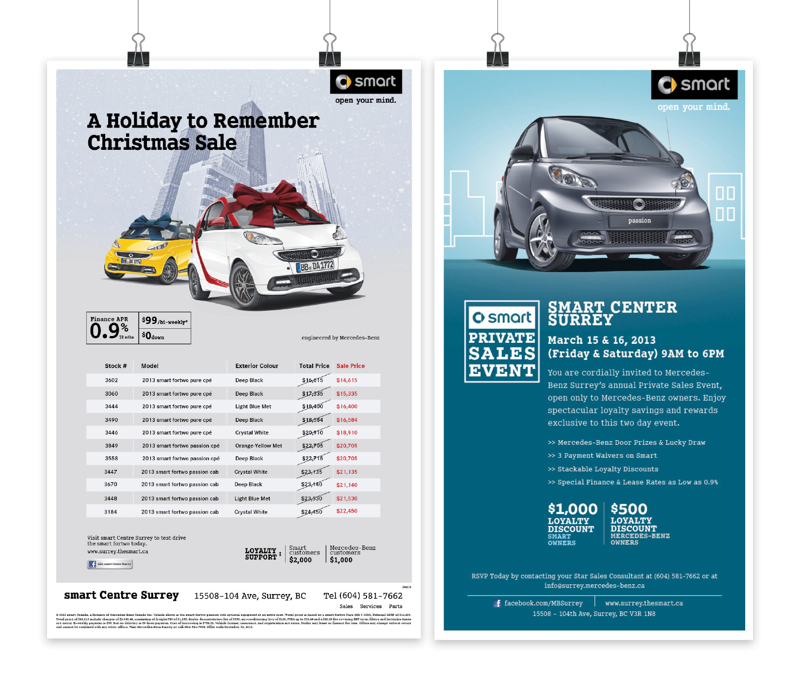 2016 Smart ForTwo Automotive Advertising Design_Marketing