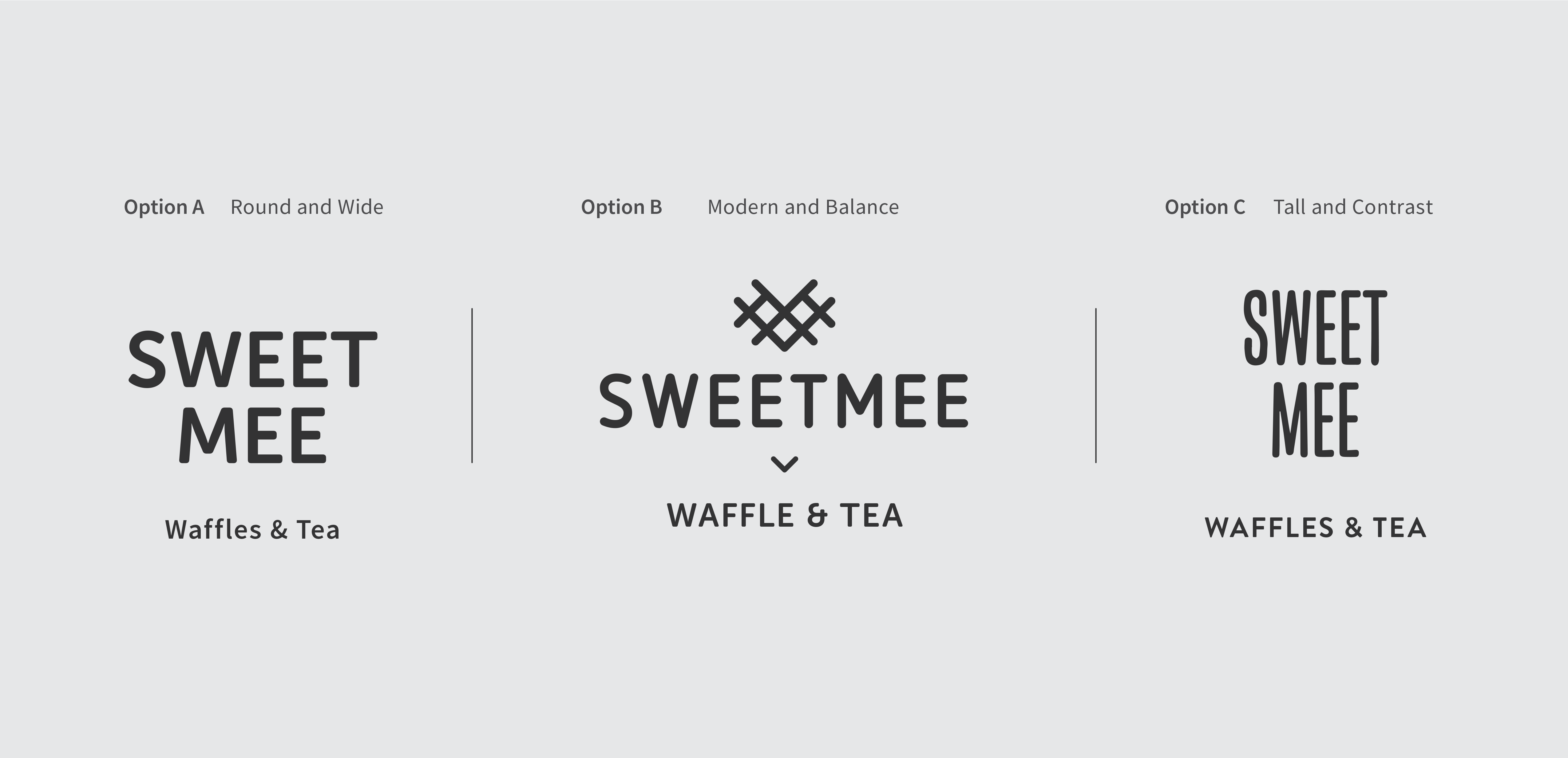  Sweet Mee Logo Options
