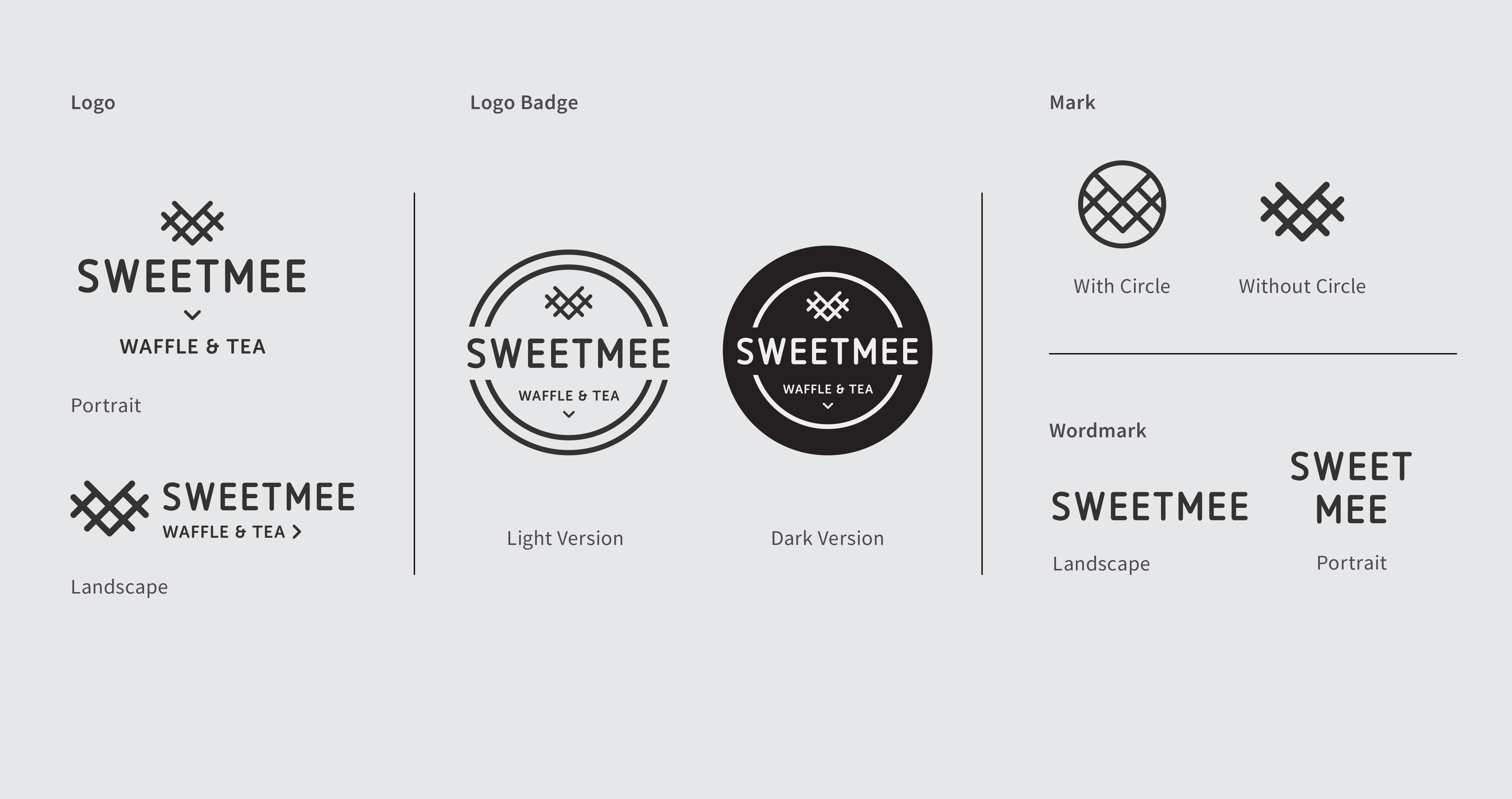  Sweet Mee Logo Variations