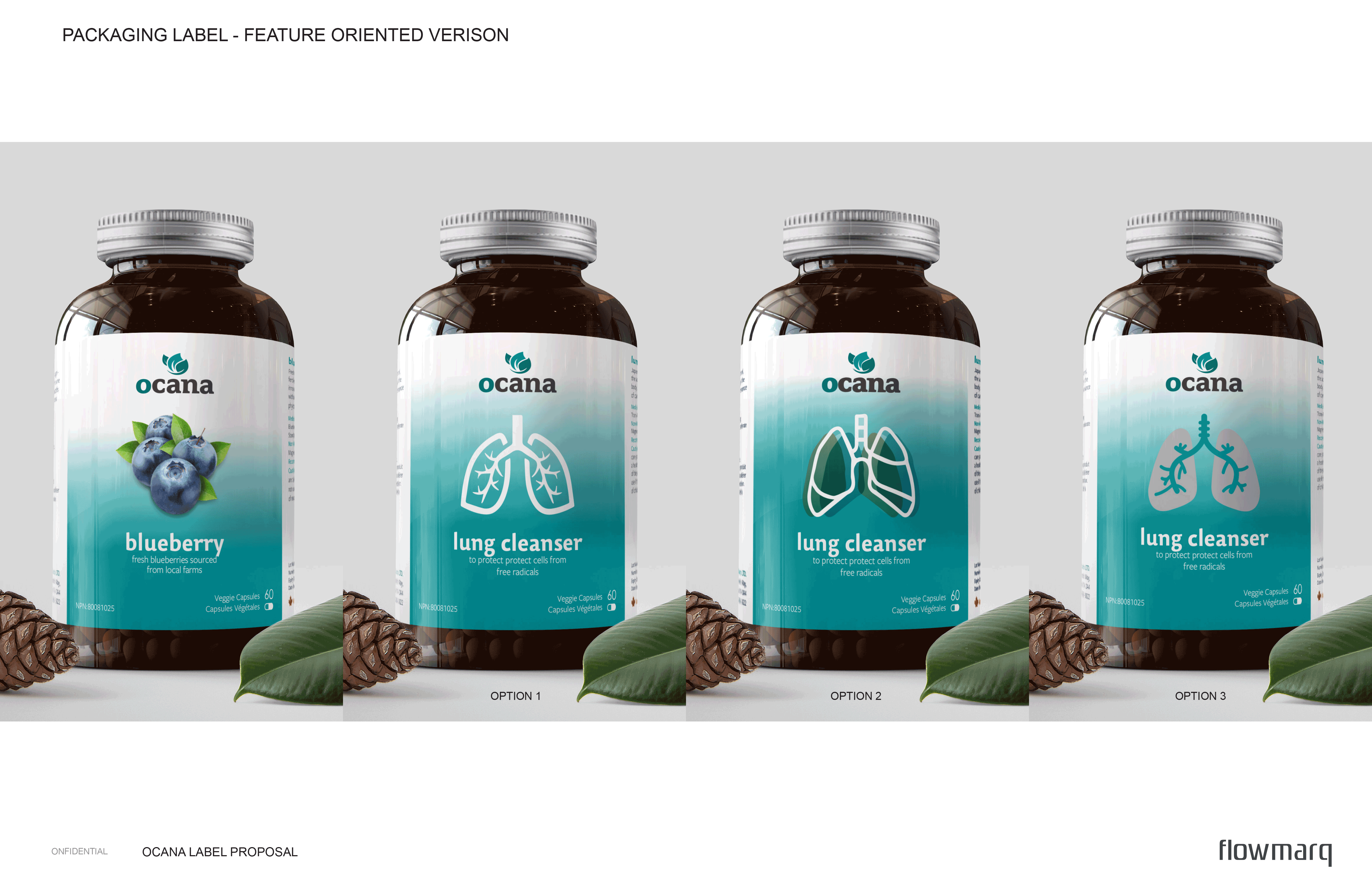 Ocana Packaging Label Designs 
