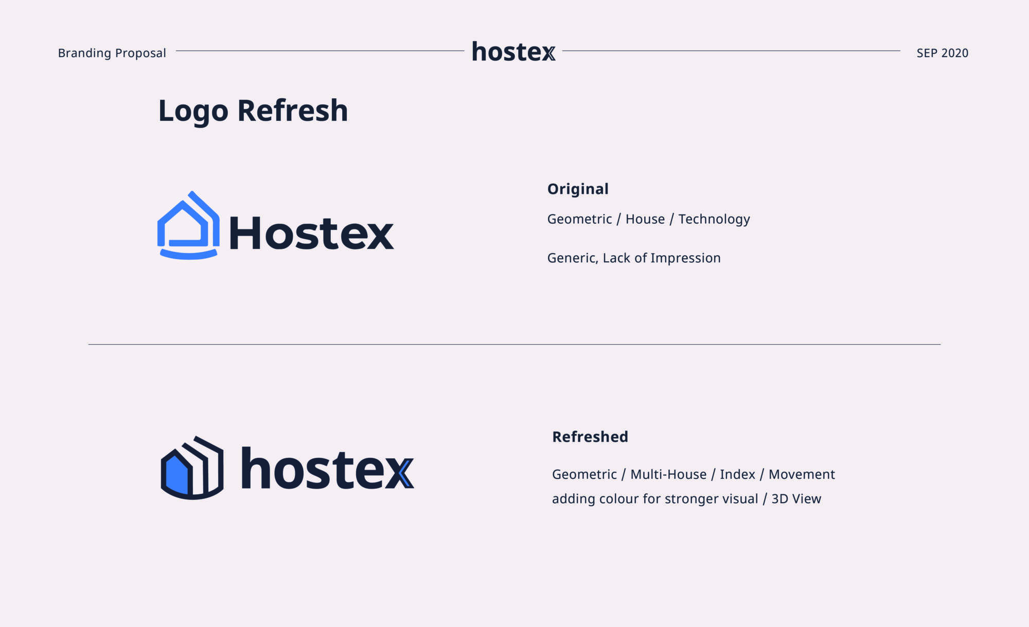 Hostex - Logo Comparison