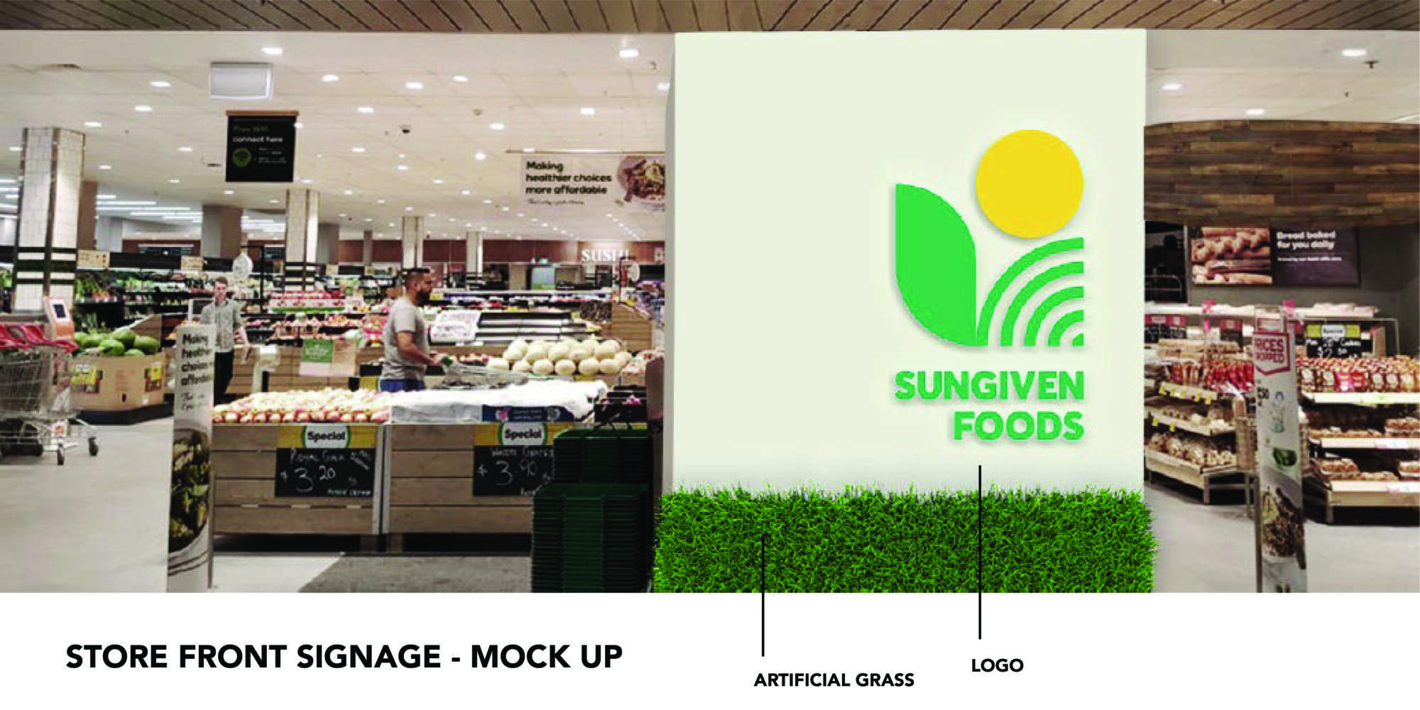 Sungiven - Store Front Signage Mockup
